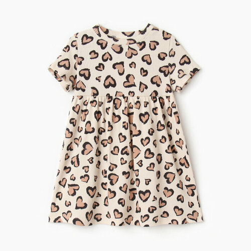 фото Платье детское kaftan leo love, размер 36 (134-140 см), цвет бежевый