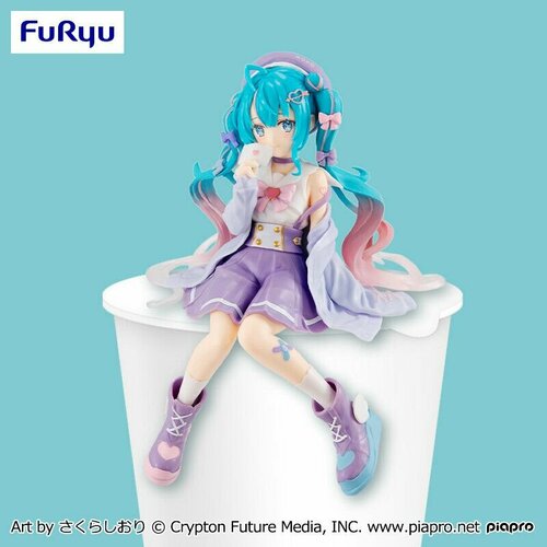 printio 3d кружка мику хацунэ вокалоид Фигурка FuRyu Vocaloid: Noodle Stopper Miku Hatsune Love Sailor Вокалоид: Мику Хацунэ