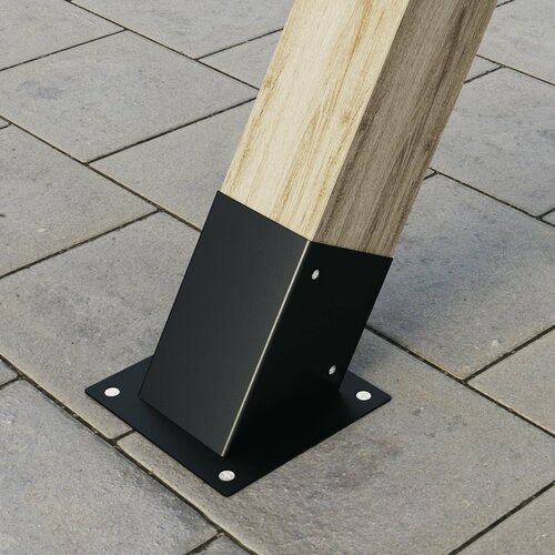 Крепежный кронштейн для пергол и беседок HABERCUBE SOLO 60 2 шт.