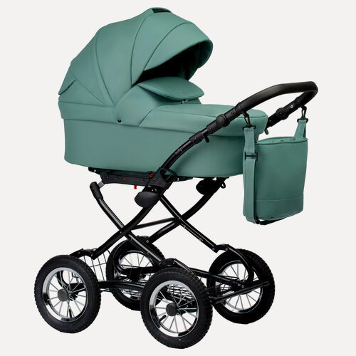 Изображение товара Коляска 2 в 1 Indigo Barbara Eco Classic универсальная, всесезонная, шалфей кожа