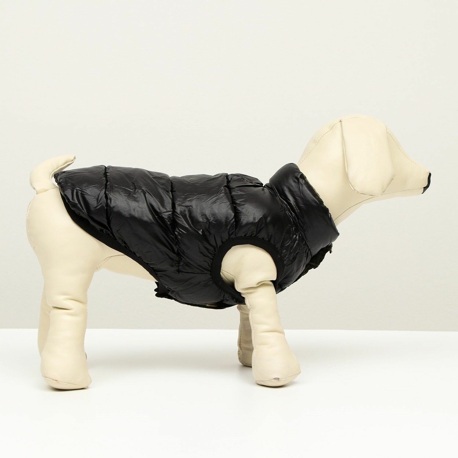 Куртка для собак Sima-Land двухсторонняя чёрная - фотография № 2