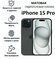 Матовая гидрогелевая защитная пленка для iPhone 15 Pro