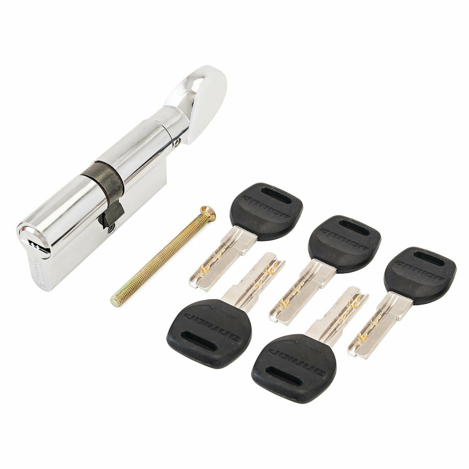 Цилиндровый механизм аллюр HD FG 70-5К CP(25x10x35G) хром перф. кл/верт
