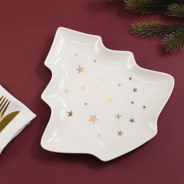 фото Koopman Сервировочное блюдо Елочка Ноэль 27 см 795900050