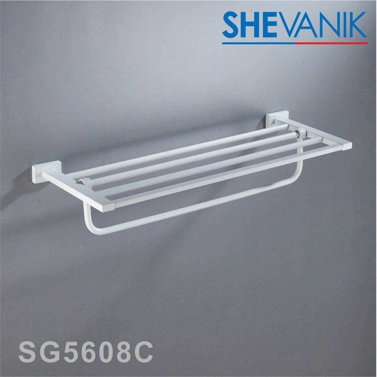 Полка для полотенец Shevanik SG5608C цвет белый