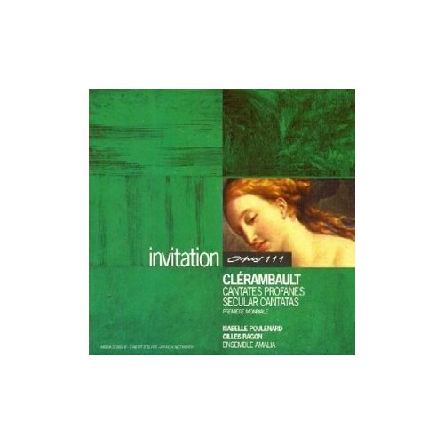 AUDIO CD Clerambault - Secular Cantatas / Poulenard, Ragon, Ensemble Amalia. 1 CD