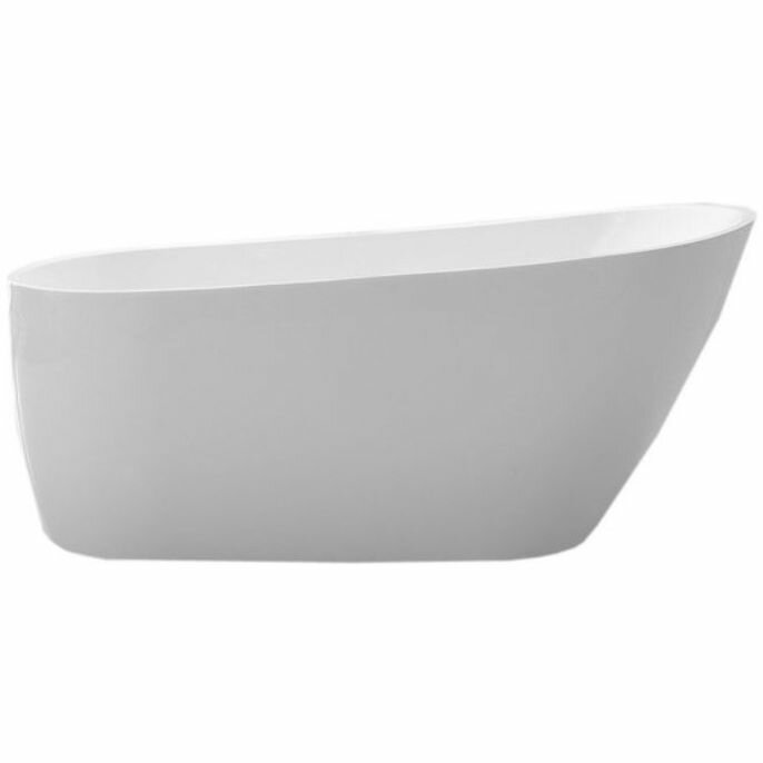 Акриловая ванна без перелива BelBagno BB62-1700-W0, 1700х720х720