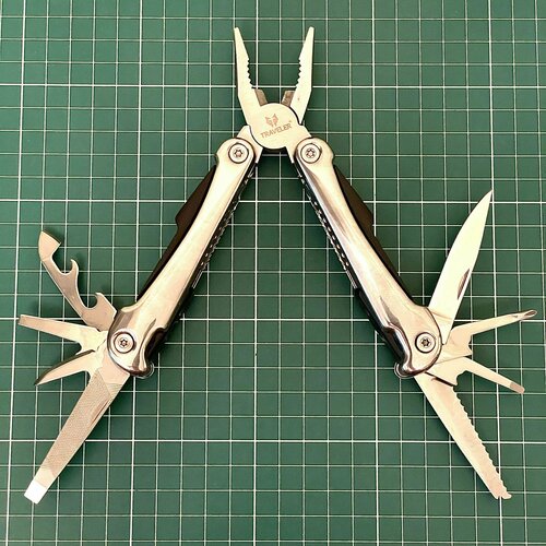 фото Мультитул туристический traveler pro multitool purpose с чехлом отличный подарок мужчине