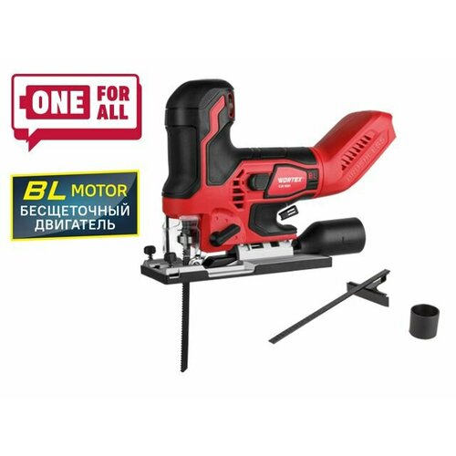 Аккумуляторный лобзик WORTEX CJS 1330 в кор ALL1 SOLO бесщёт 18В 800 - 3800 ходмин пропил до 130 мм 1325400 9600₽