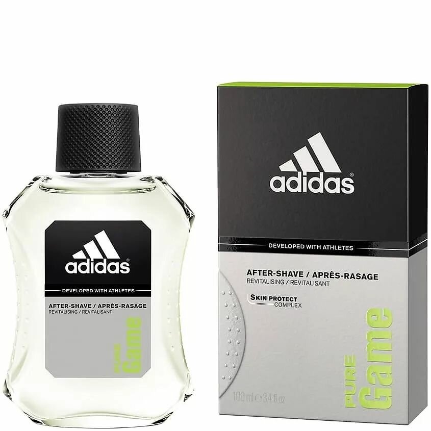 Лосьон после бритья ADIDAS Pure Game Skin Protekt After Shave100 мл (Из Эстонии)