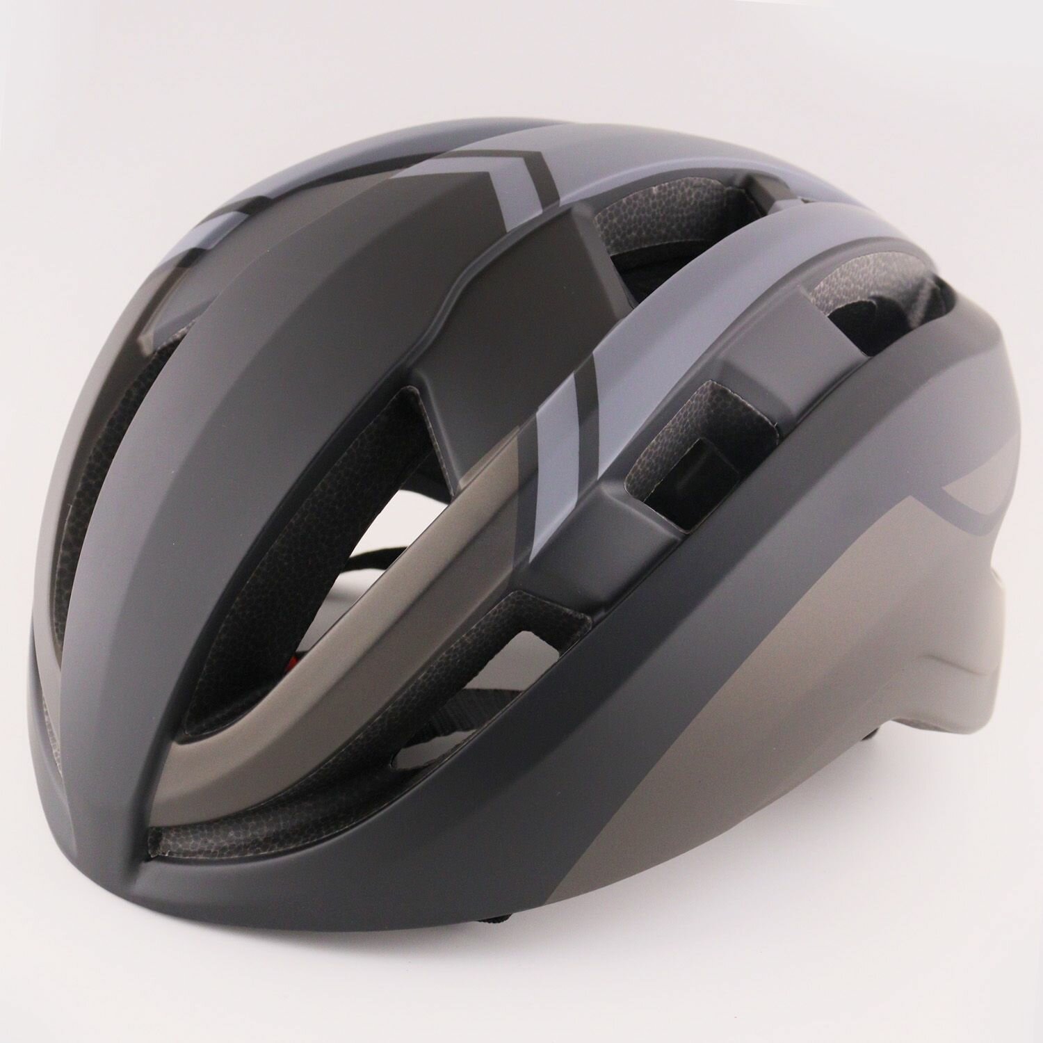 Шлем велосипедный (матовый черно-красный) HO-06