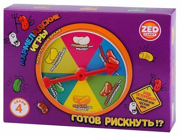 Игра настольная мармеладские игры мини серия 4 ZED CANDY КТ94413