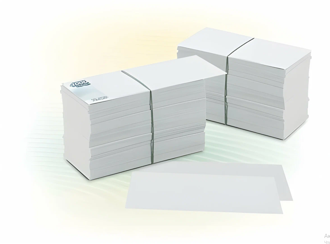 Накладки для упаковки корешков банкнот, комплект 2000 шт, большие, без номинала