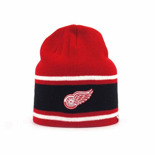 шапка nhl detroit red wings Шапка '47 Brand, размер 56/60, красный