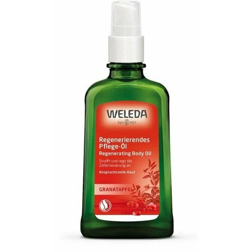 Weleda Масло гранатовое с восстанавливающим эффектом Weleda Pomegranate Regenerating Body Oil стимулирует обновление клеток, для интенсивного регенерирующего ухода за зрелой кожей, 100 мл.