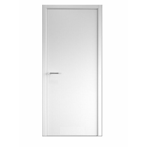 Межкомнатная дверь (дверное полотно) Albero Геометрия-1 покрытие Эмаль / ПГ Белая 60х200 