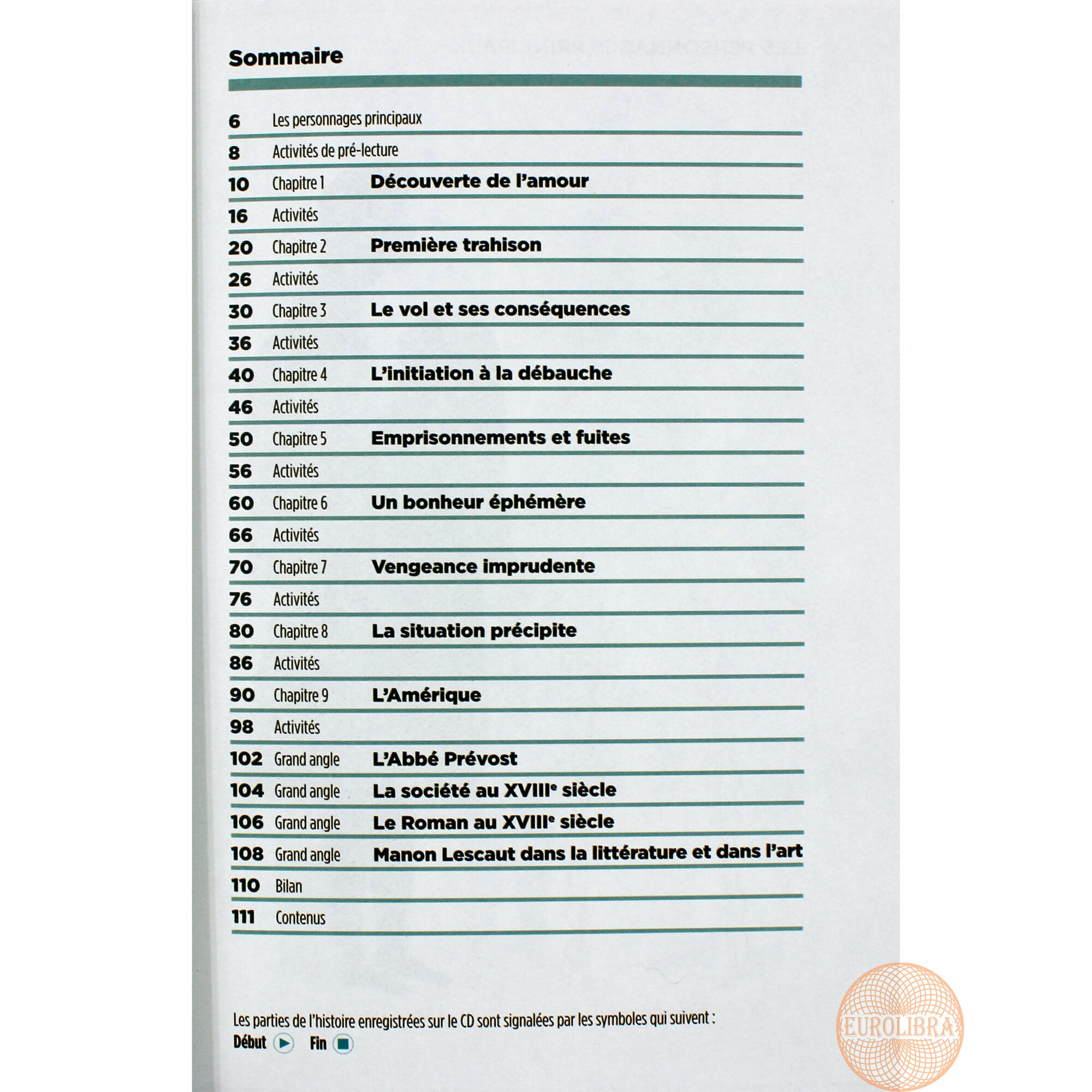 Книга Lectures ELI Seniors 2: Manon Lescaut + CD (800 mots) A2 - фото №3