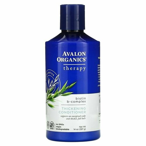 Avalon Organics, кондиционер для густоты волос, с биотином и В-комплексом, 397 г