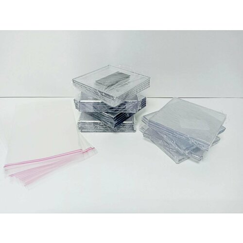 Заготовка под вставку фото магнит акриловый 100x100 мм прозрачный упаковка 20 штук 1150₽