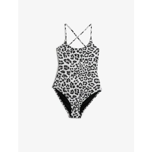 фото Купальник koton, размер 38, коричневый