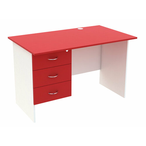 Стол однотумбовый в аптечный кабинет левосторонний серии RED С-06L 22014₽