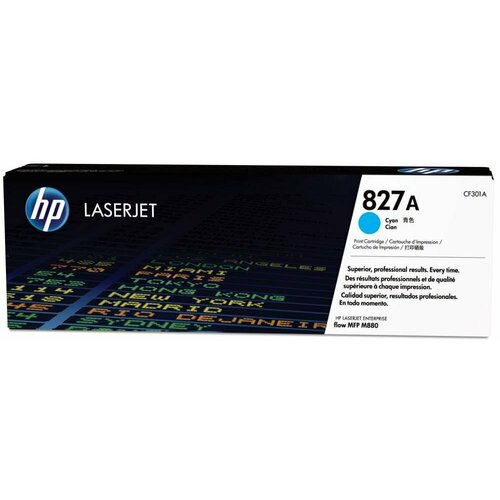 Картридж HP CF301AC для Color LaserJet Enterprise M880 голубой