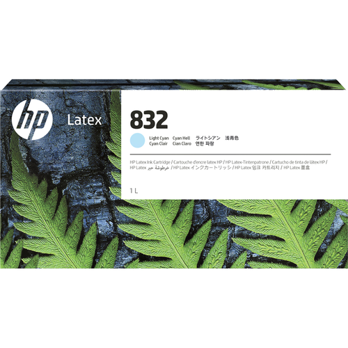 Картридж/ HP 832 1L Lt Cyan Latex Ink Cartridge