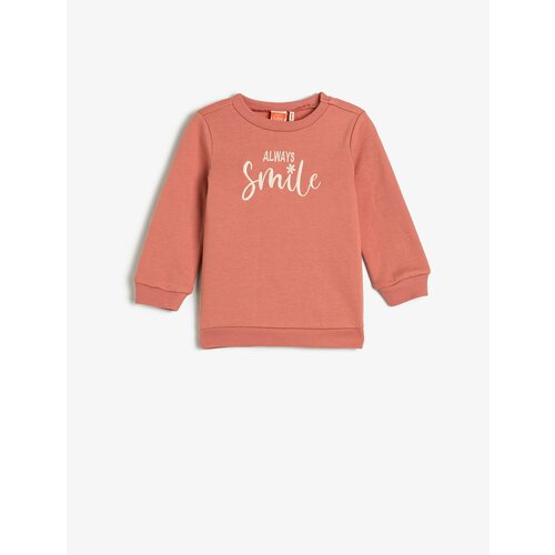 фото Толстовка koton, размер 6-9 месяцев, розовый