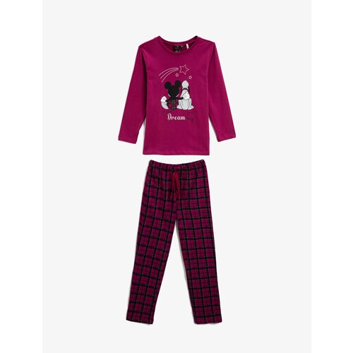 пижама koton размер 5 6 лет бордовый Пижама KOTON, размер 5-6 лет, бордовый