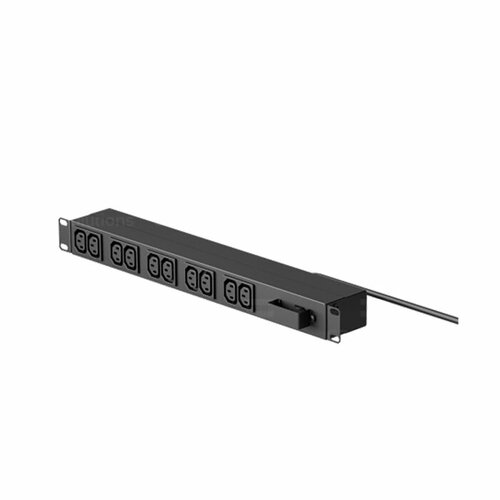 C3Solution Блок распределения питания PDU C3 горизонтальный, 1U, 1 фаза, 16А, С13-9, вх. Schuko, кабель 1,8м 1U, 1 фаза, 16А, С13-9, вх. Schuko, кабель 1,8м C3. PA1021