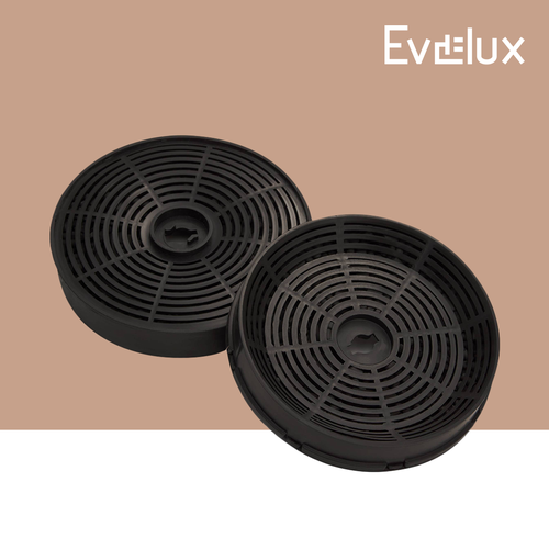 фото Угольный фильтр для вытяжки evelux ecfa 2120, 2 шт. в комплекте, 2x55 г