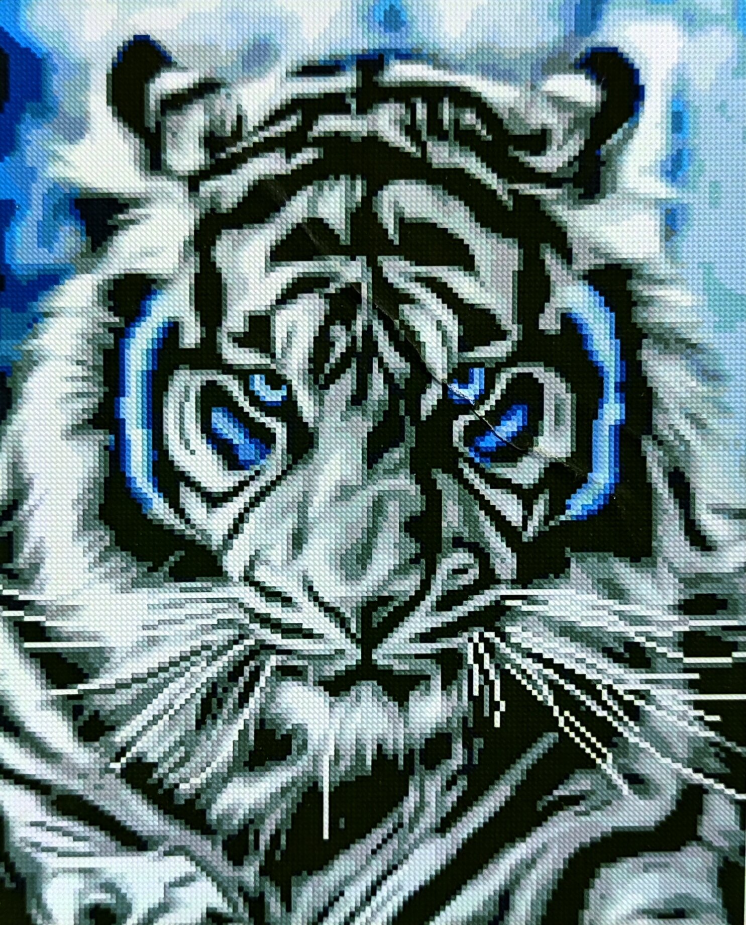 фото Алмазные мозаика круглые стразы, 40/50 , волк, лиса, животные, тигр, тропики, сафари, африка, хищник