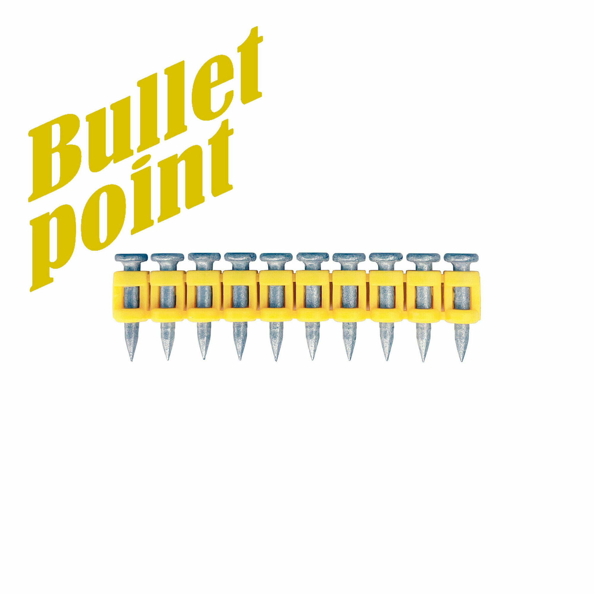 Усиленные дюбель-гвозди по бетону металлу Toua тип CN MG Bullet-Point 19 3.05х19 упаковка 1000 шт.