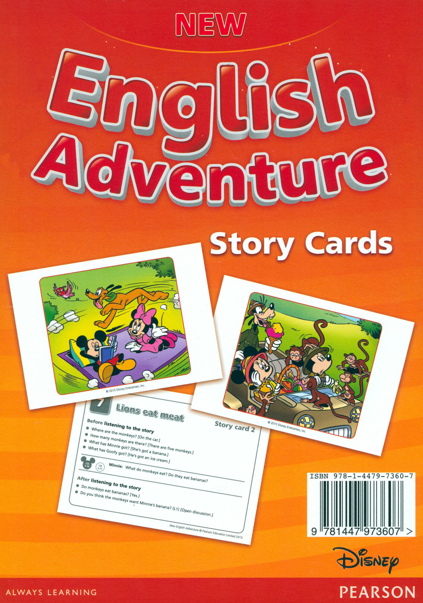 New English Adventure. Level 2. Story cards - фото №2