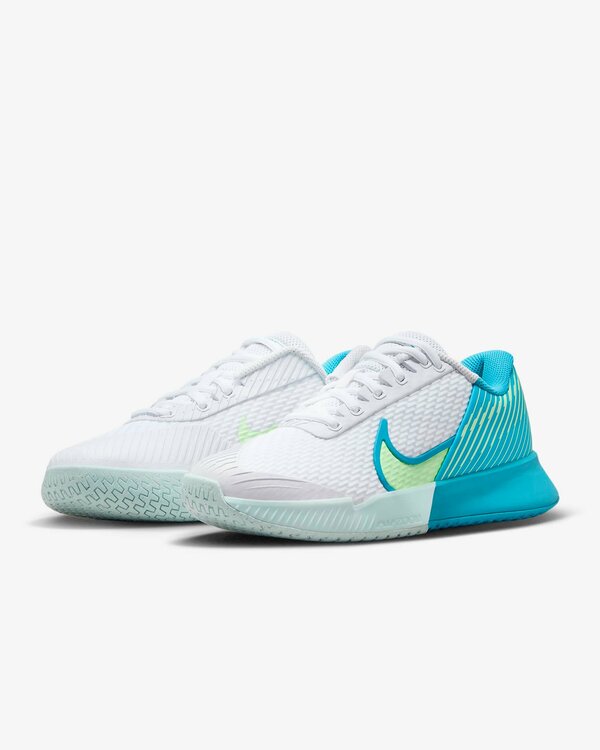 Кроссовки NIKE NikeCourt Air Zoom Vapor Pro 2, размер 38.5, голубой, белый