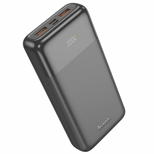 Аккумулятор внешний универсальный Hoco J121A 20000 mAh power bank 225W 2USB5V-20A Черный 2399₽