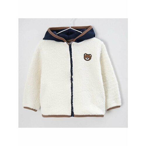 фото Толстовка tuffy, размер 80, бежевый, синий