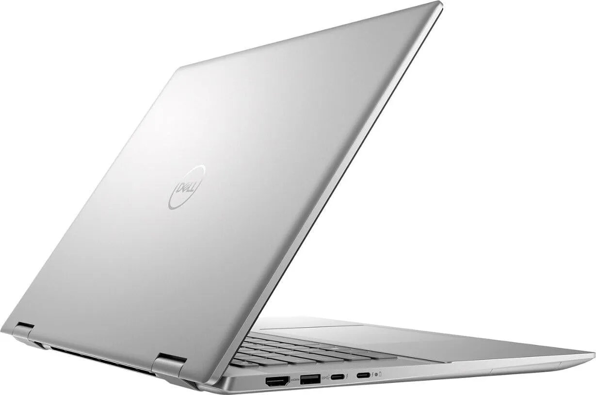 Ноутбук Dell Inspiron 16 7630 2-in-1 (Intel Core i7-1360P/16" OLED 3840х2400/Touch/16GB/1024GB SSD/NVIDIA MX550/Win 11 Home) Silver