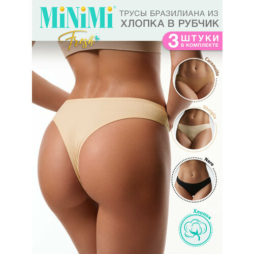 фото Трусы minimi, 3 шт., размер 46 (m), мультиколор