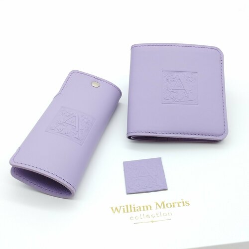 фото Кошелек william morris, фактура глянцевая, фиолетовый