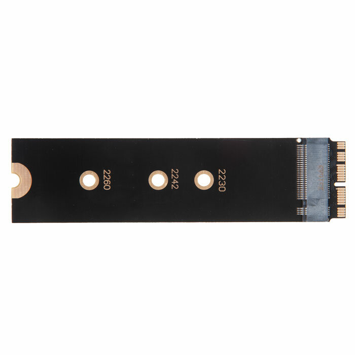 Адаптер-переходник для SSD M.2 PCI-E NVMe (M, B+M key) в разъем 12+16 Pin на MacBook Air 11/13", Pro Retina 13/15", iMac 21.5/27", Mac Pro, 2013-2019 — фото 12