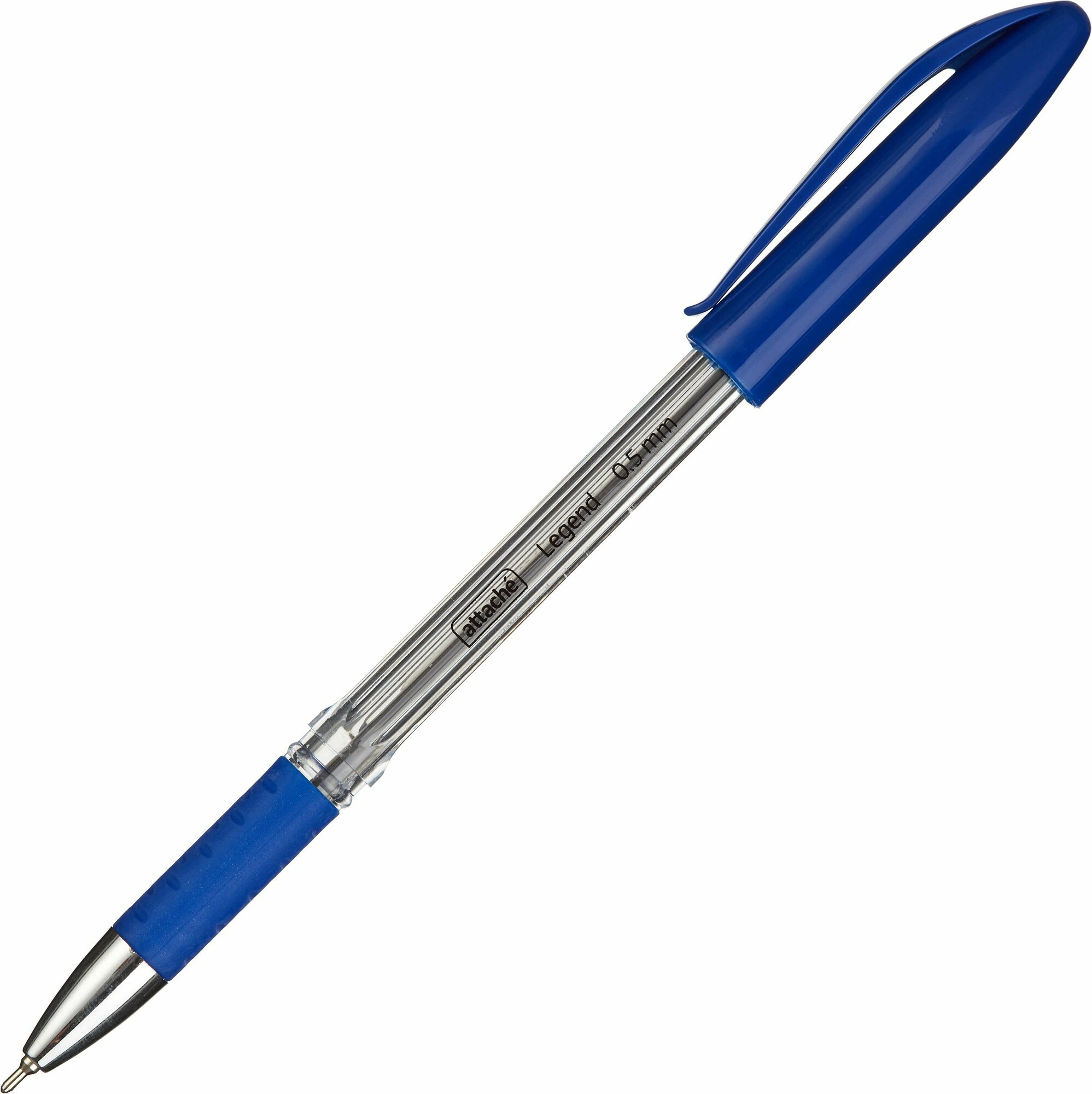 Ручка шариковая Attache Legend, масляные чернила, синяя, 0.5 мм, набор 12 штук