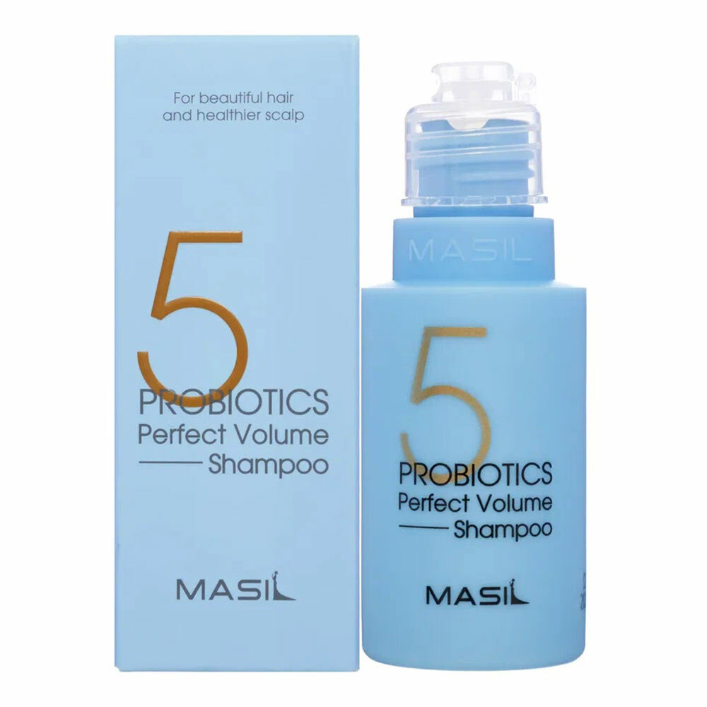 MASIL 5 PROBIOTICS PERFECT VOLUME SHAMPOO Шампунь для увеличения объема волос с пробиотиками 50мл