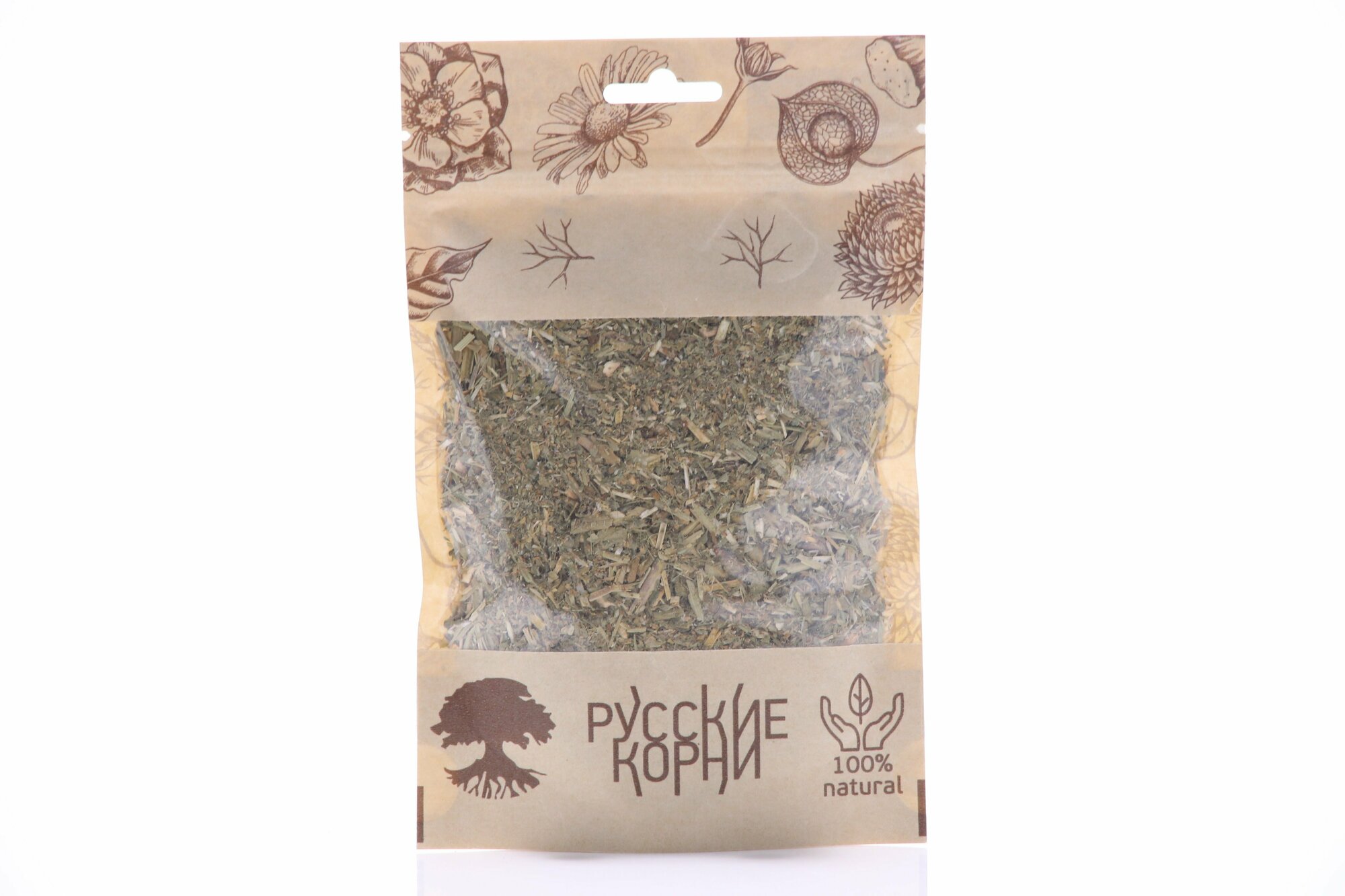 Трава Ярутка 25г Русские корни при головных и других болях для глаз сердца и эндокринной системы