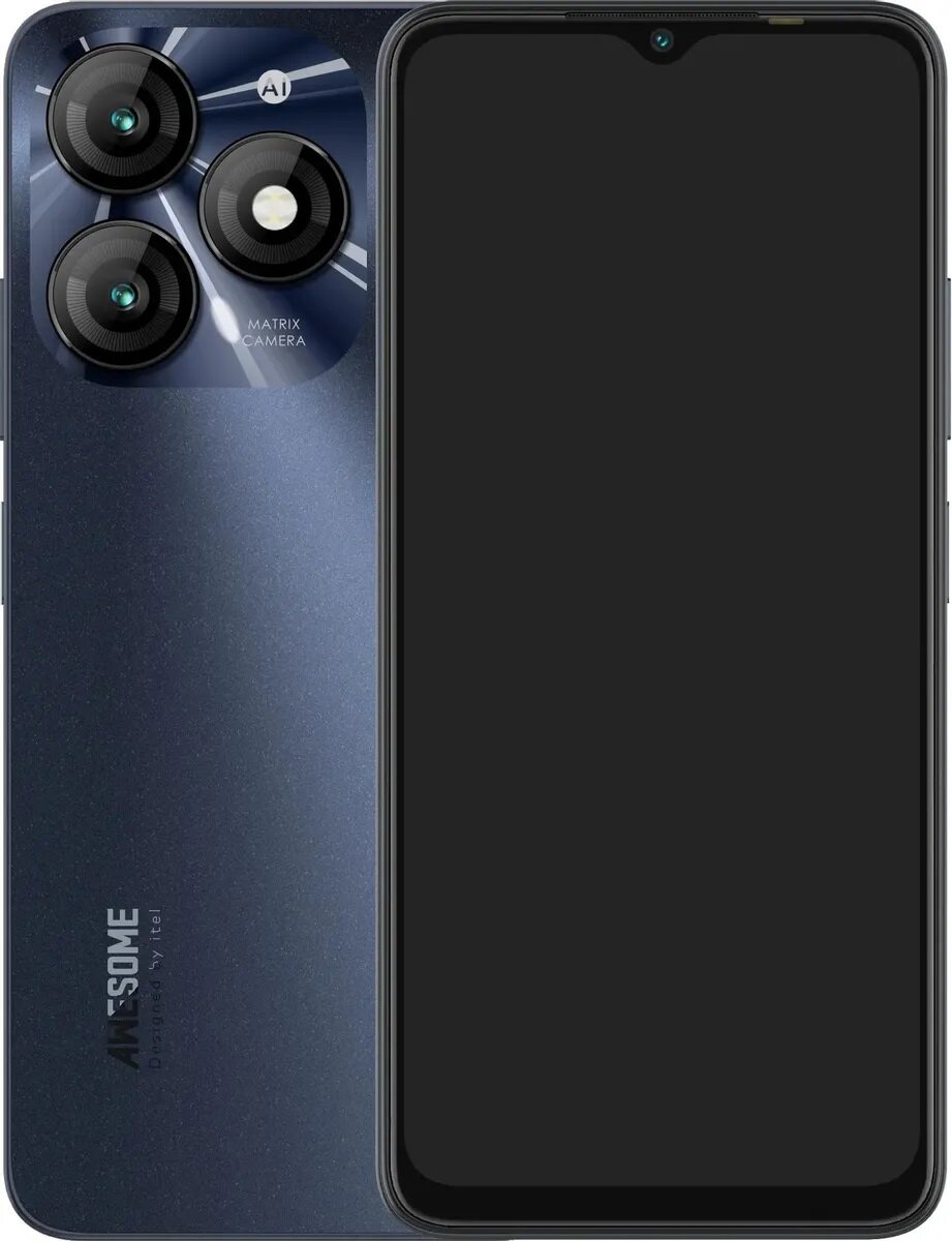Смартфон itel A70 Ростест (EAC) 4+256 ГБ Starlish Black, черный — фото 1