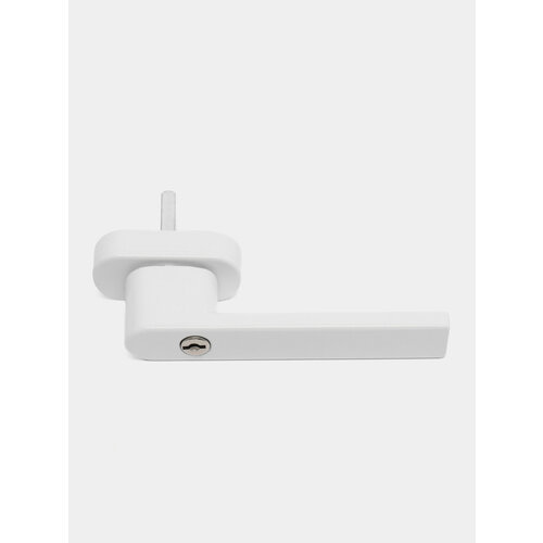 Ручка с замком для пластикового окна и двери Длина штифта 38 мм Цвет Белый 2299₽