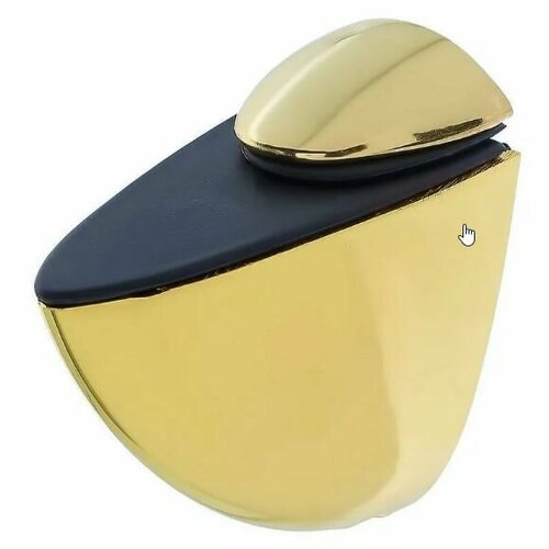 Полкодержатель для стеклянной или деревянной полки, Тукан малый 43мм (золото)-2 шт