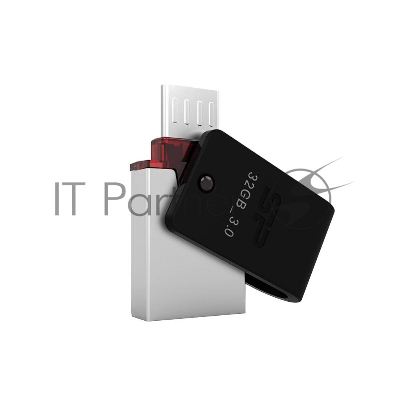 Флеш накопитель 8Gb Silicon Power Mobile X31 OTG, USB 3.0/MicroUSB, Черный - фото №15