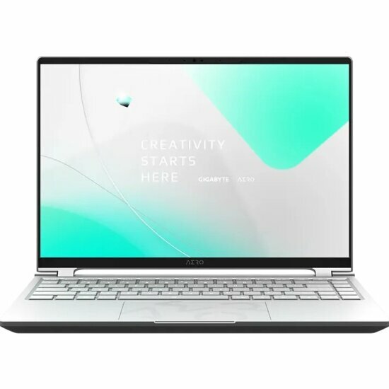 Ноутбук GIGABYTE AERO 14, 14" (2880x1800) OLED 90Гц/Intel Core i7-13700H/16ГБ LPDDR5/1ТБ SSD/GeForce RTX 4050 6ГБ/Без ОС, серебристый (BMF-72KZBB4SD)