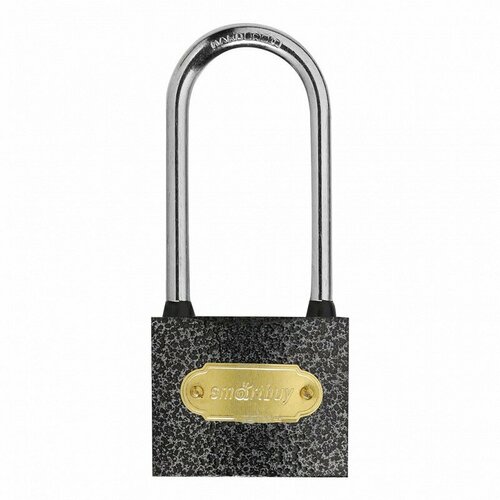 Замок навесной корпус 4840 мм удлиненная дужка d75 мм 3 кл Smartbuy120 цена за 1 шт 337₽